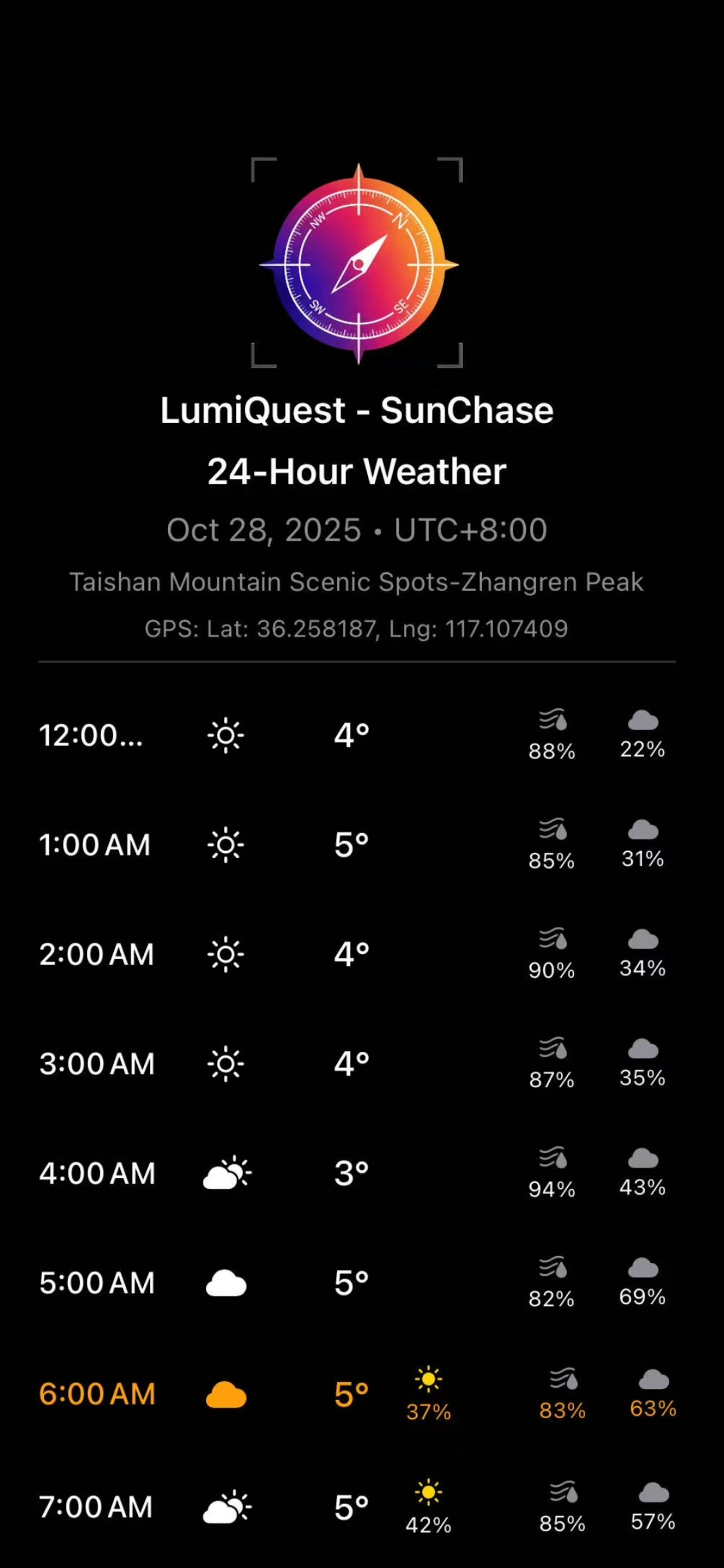 SunChase App Screenshot 1