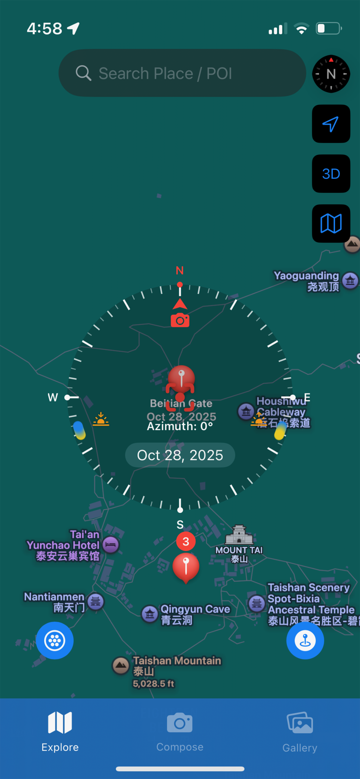 SunChase App Screenshot 2